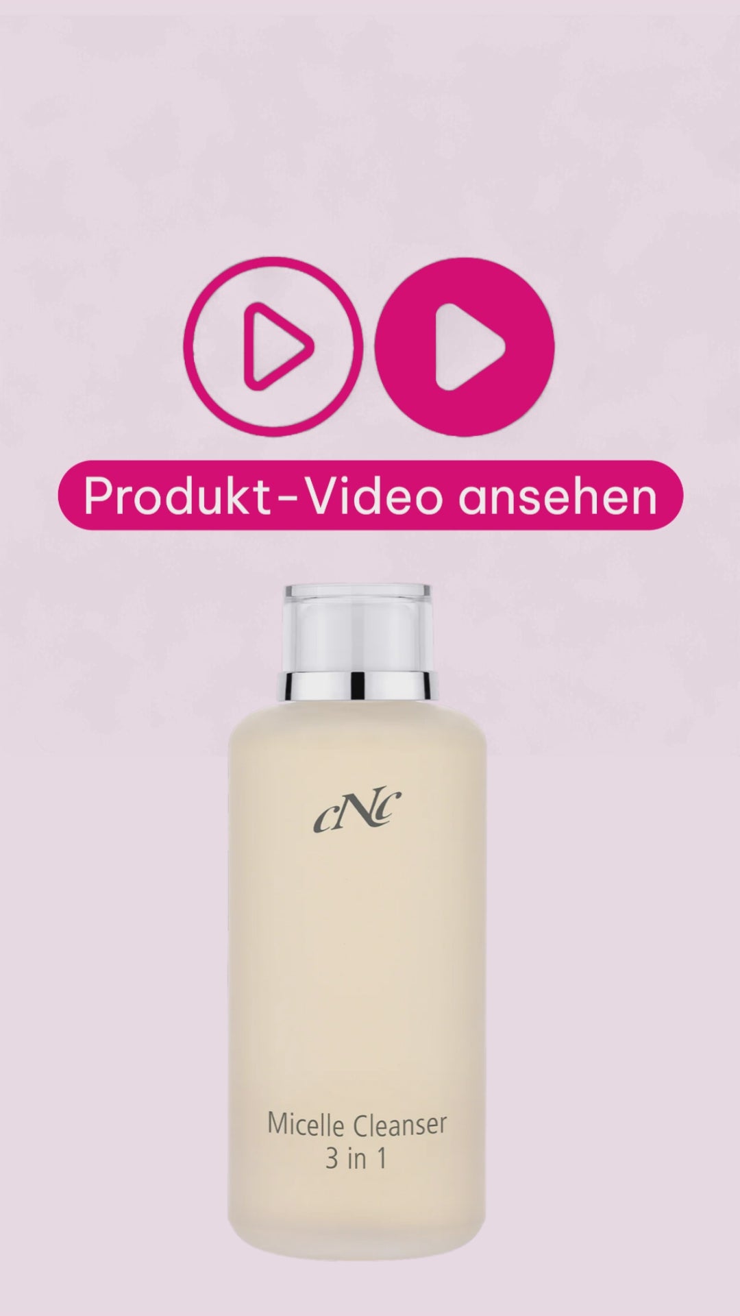 CNC aesthetic world Micelle Cleanser 3in1 – sanfter Mizellenreiniger für frische, klare Haut ohne Spannungsgefühl