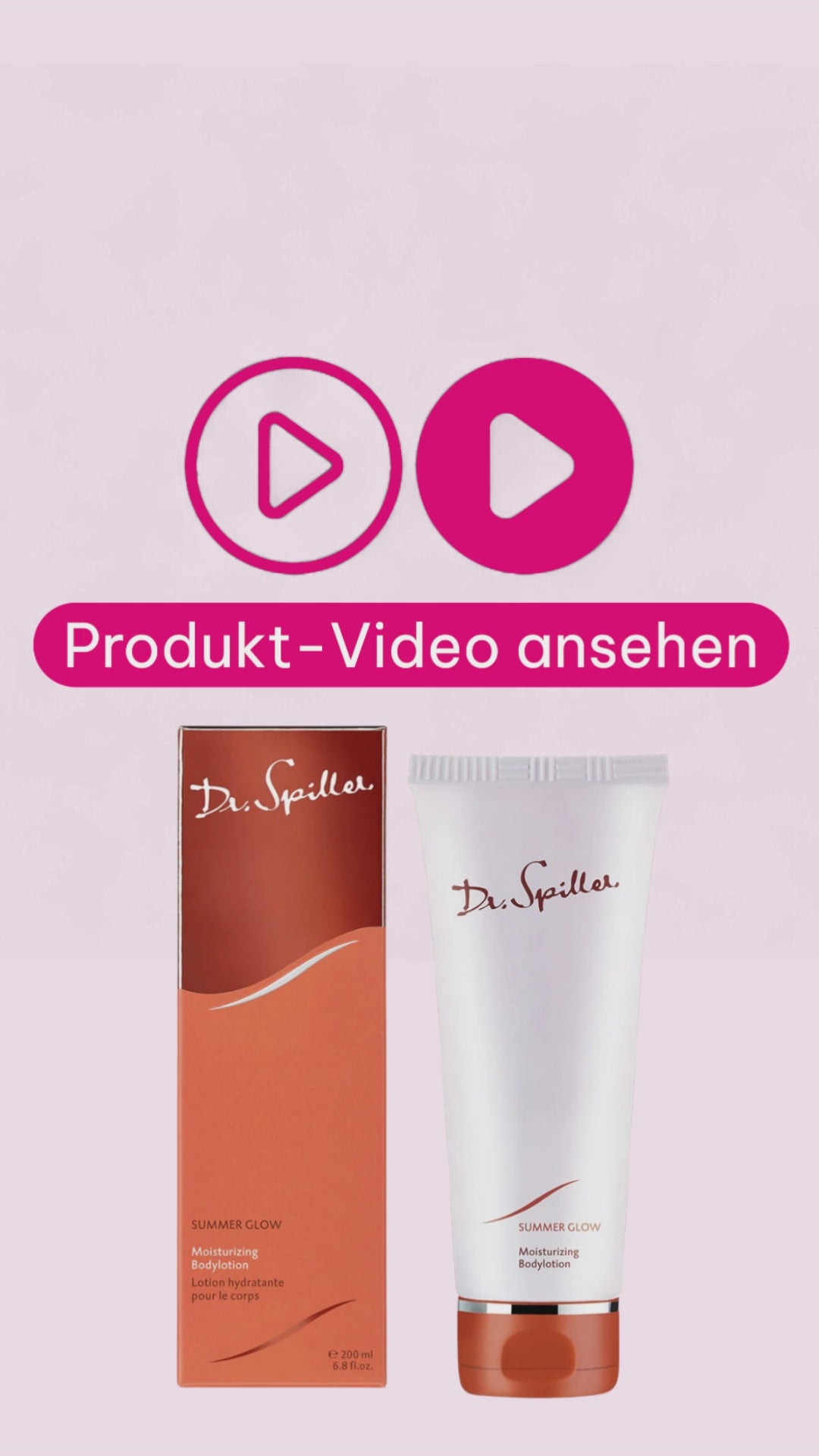 Dr. Spiller SUMMER GLOW Moisturizing Body Lotion – leichte Körperpflege mit Aloe Vera, Feigenkaktus-Extrakt, Vitamin E und Sheabutter für feuchtigkeitsarme und sonnengestresste Haut.