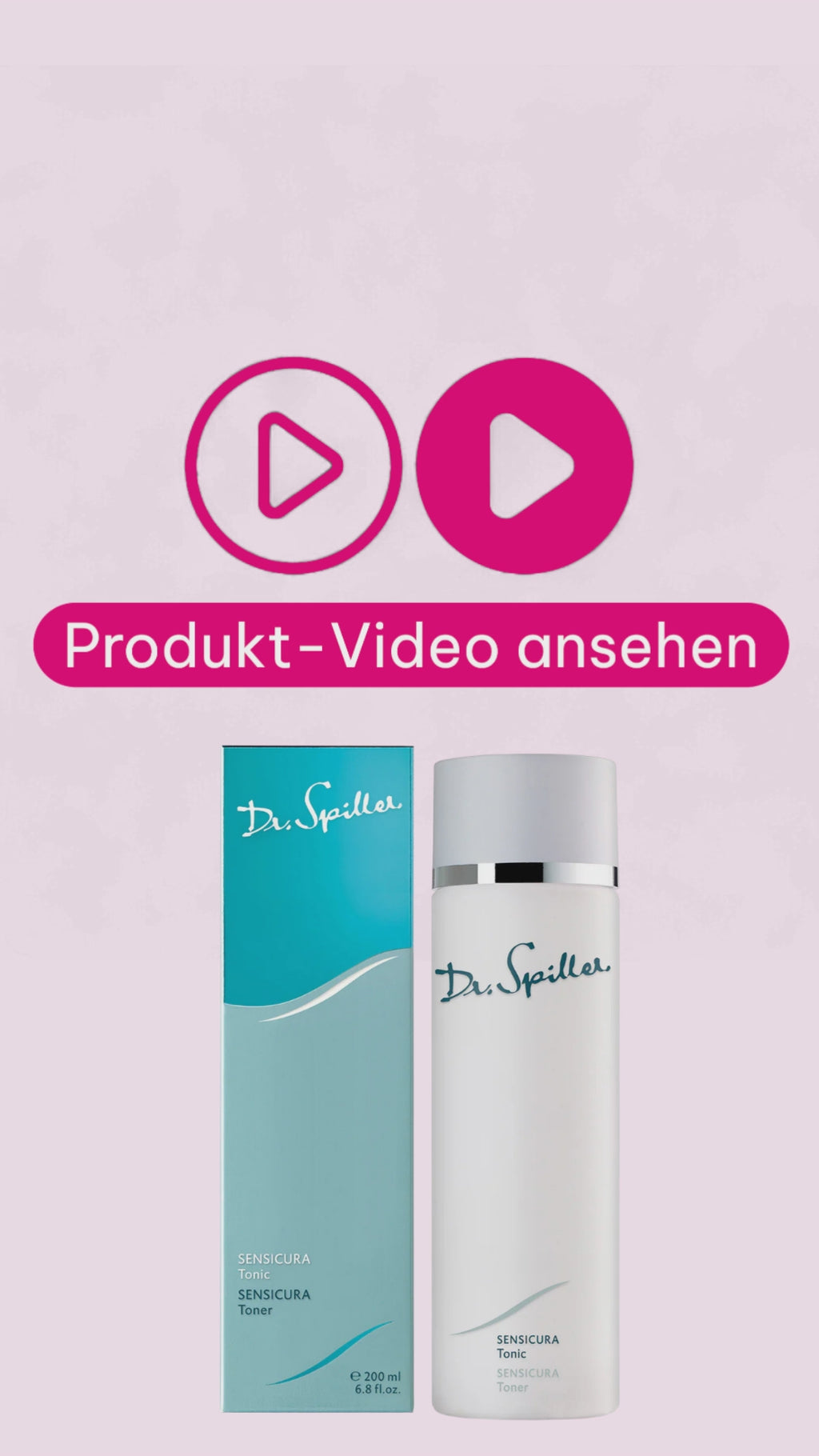 Marco von der Beautymanufactur erklärt das Dr. Spiller SENSICURA Tonic für hypersensible und empfindliche Haut.