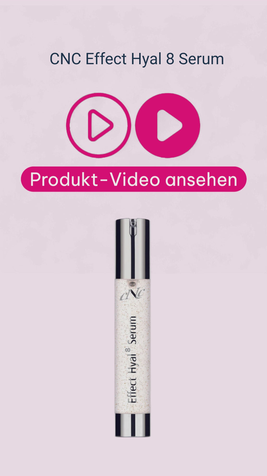 Marco von der Beautymanufactur erklärt das CNC Effect Hyal 8 Serum für prallere, intensiv durchfeuchtete Haut mit feinem Glow.