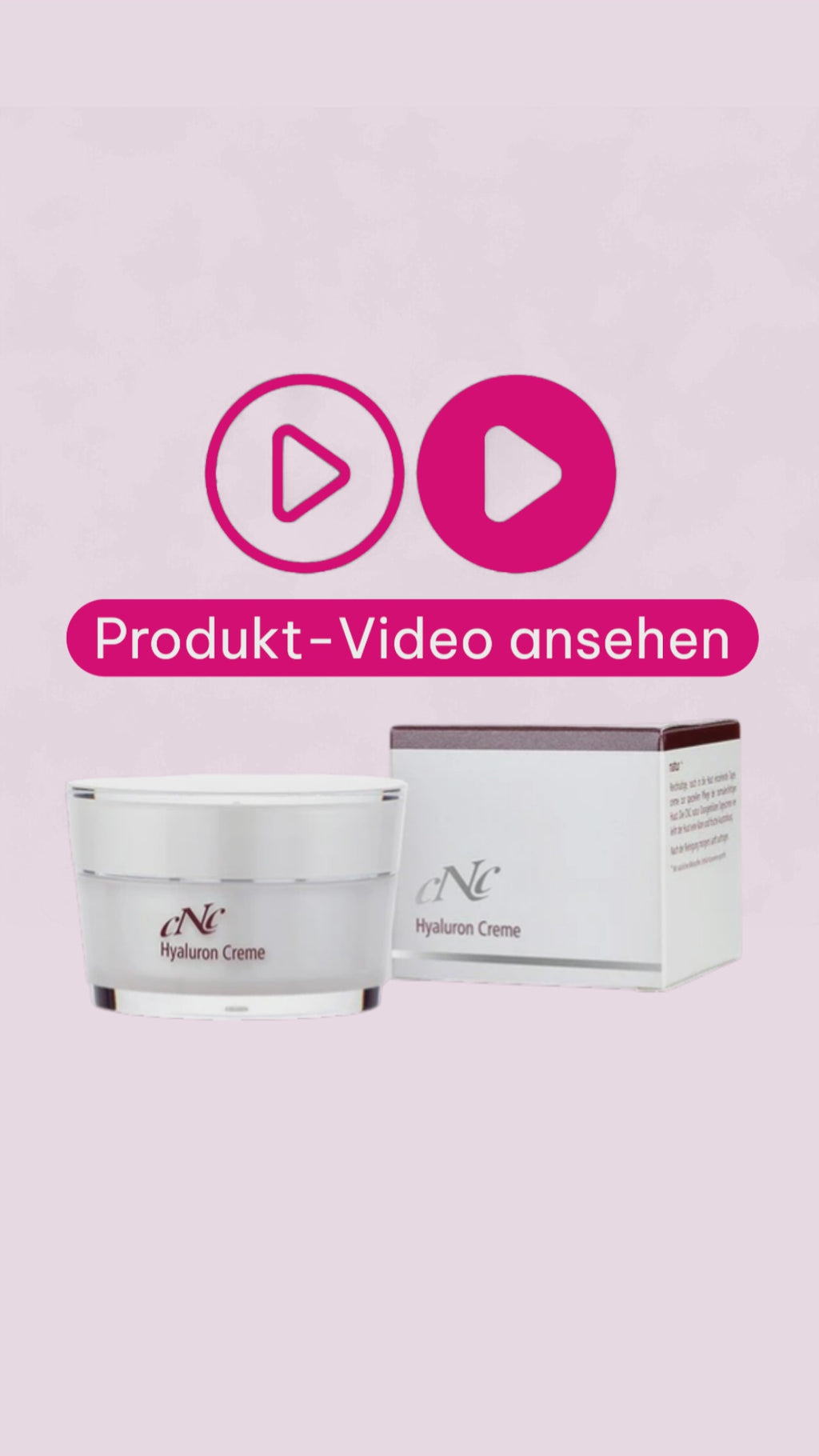 CNC classic Hyaluron Creme im Tiegel, reichhaltige Feuchtigkeitscreme für trockene und reife Haut.