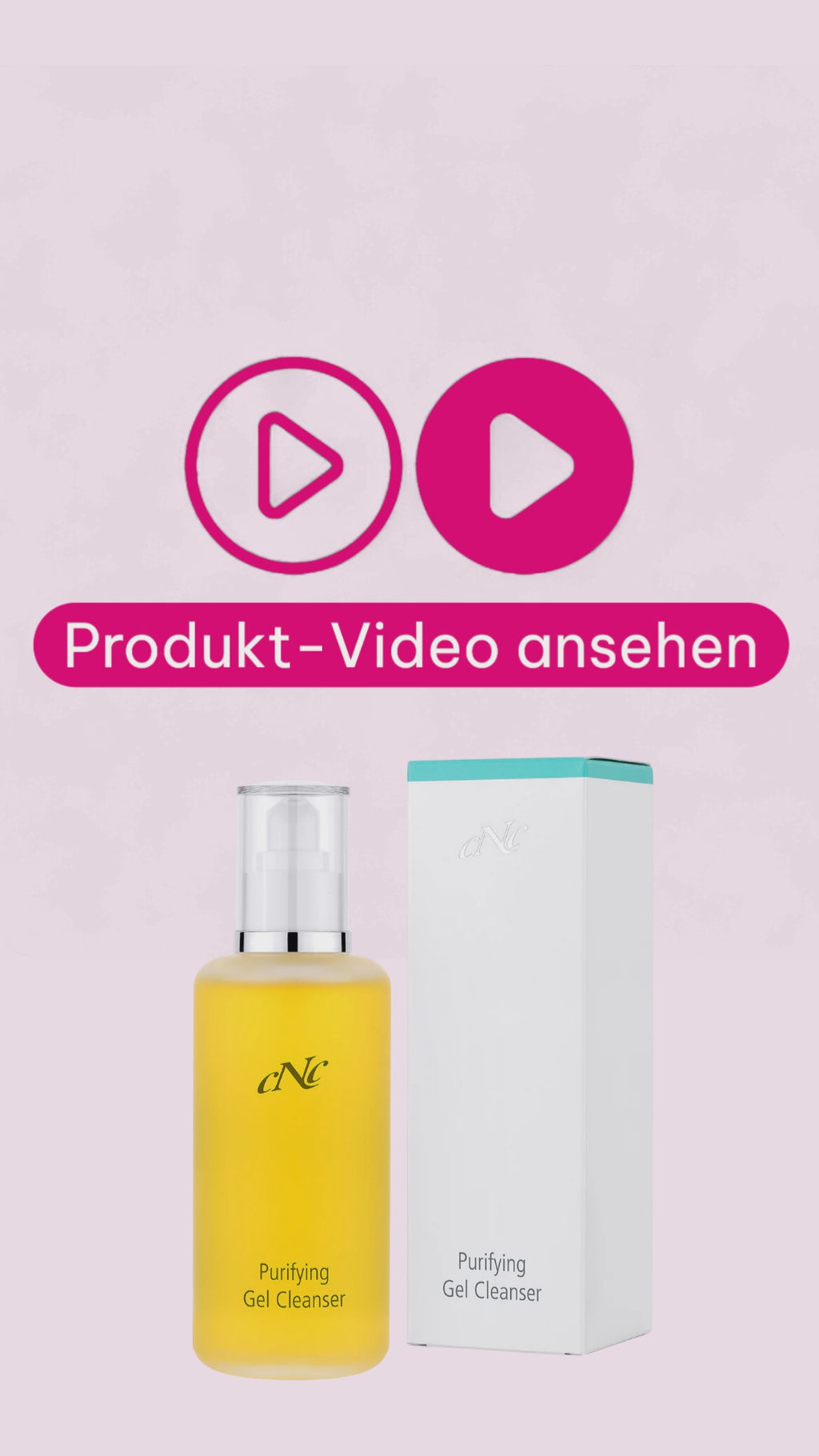 Marco von der Beautymanufactur erklärt den CNC aesthetic pharm Purifying Gel Cleanser für unreine und ölige Haut.