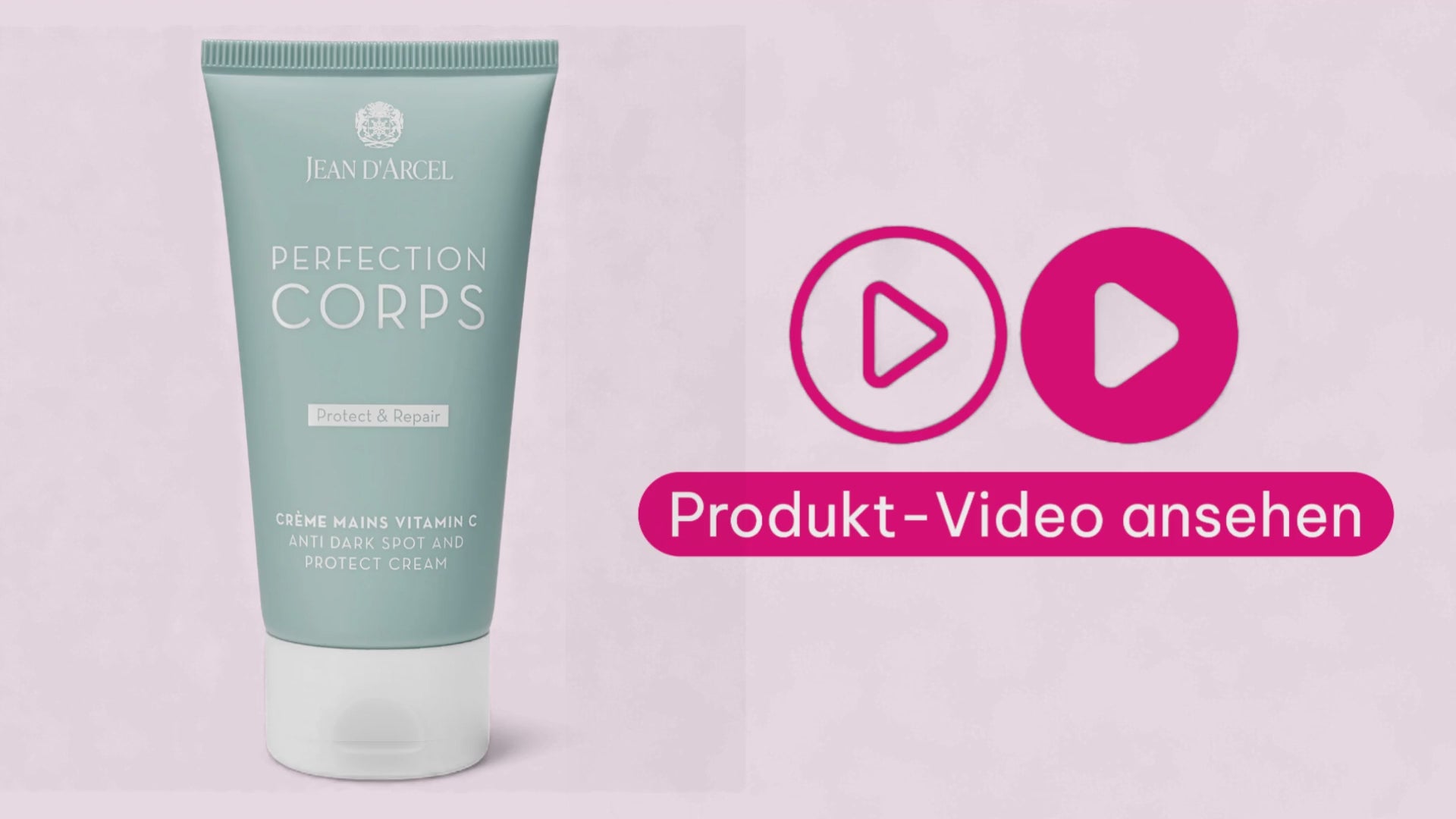 Produktvideo: Jean d’Arcel PERFECTION CORPS Vitamin C Handcreme – Pflege, Schutz und Strahlkraft erklärt von Marco