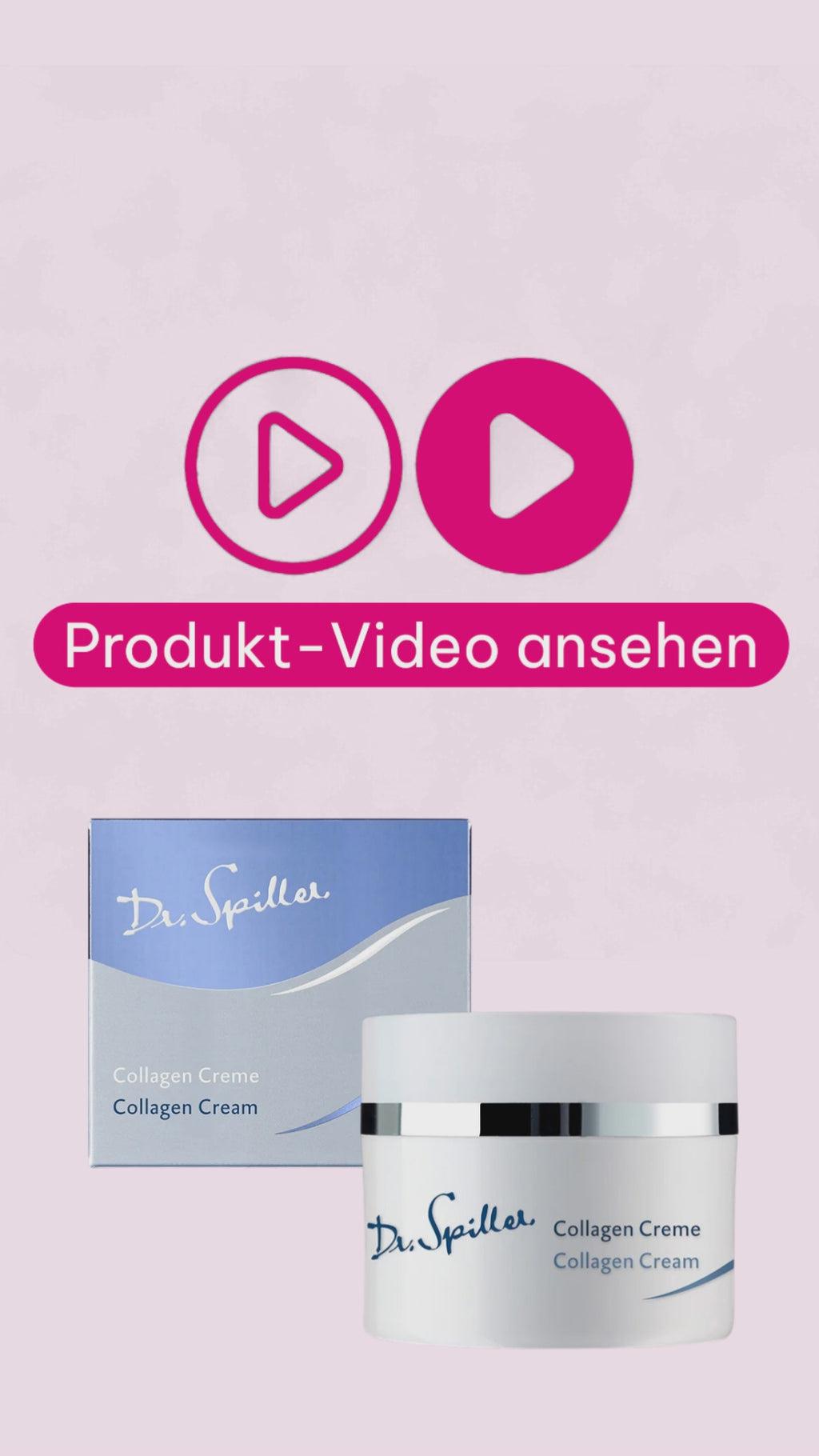 Marco von der Beautymanufactur erklärt die Dr. Spiller Collagen Creme als reichhaltige Nachtpflege mit marinem Kollagen, Traubenkernöl und Avocadoöl
