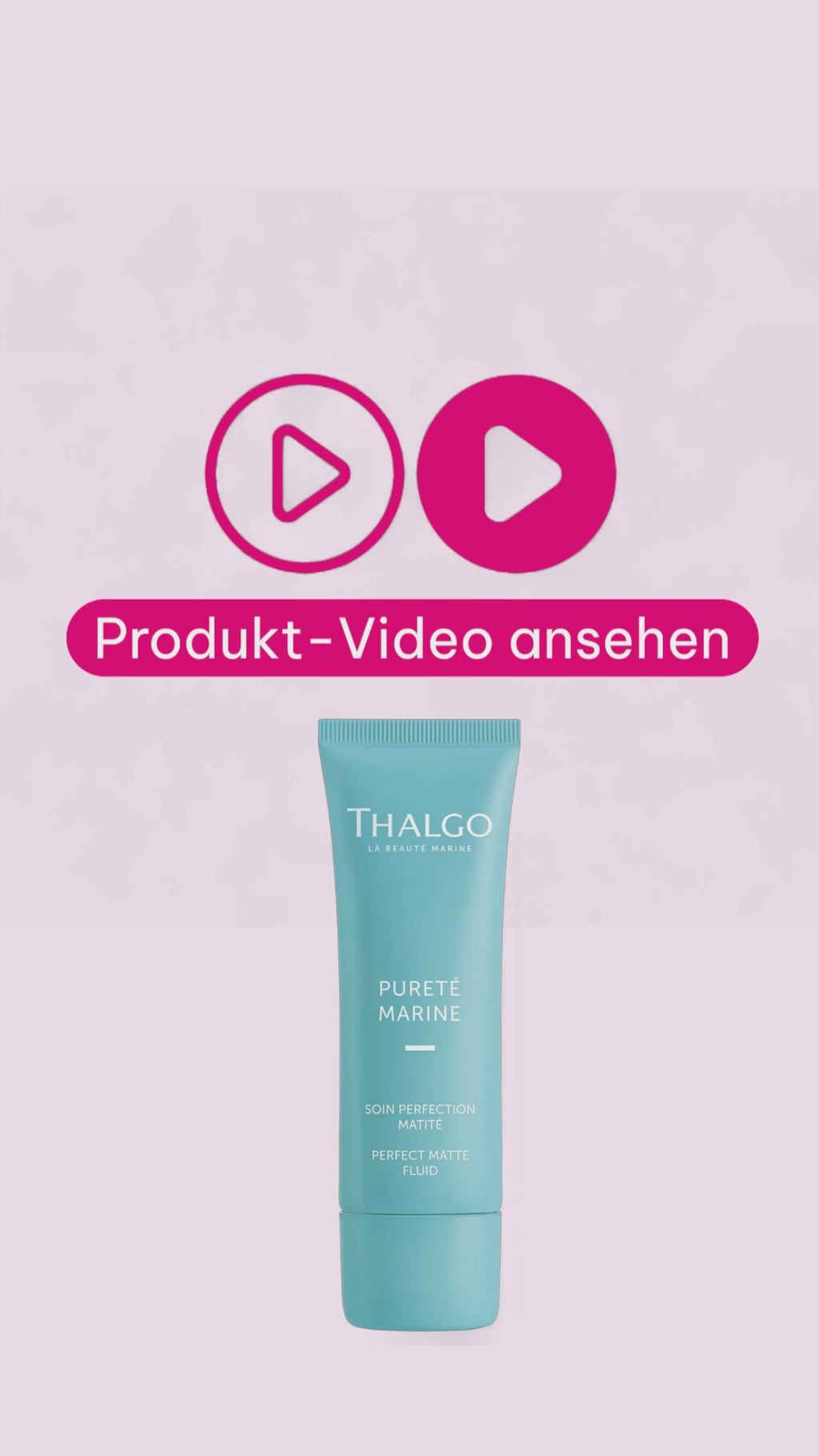 Marco von der Beautymanufactur erklärt das mattierende Fluid für Mischhaut und ölige Haut.
