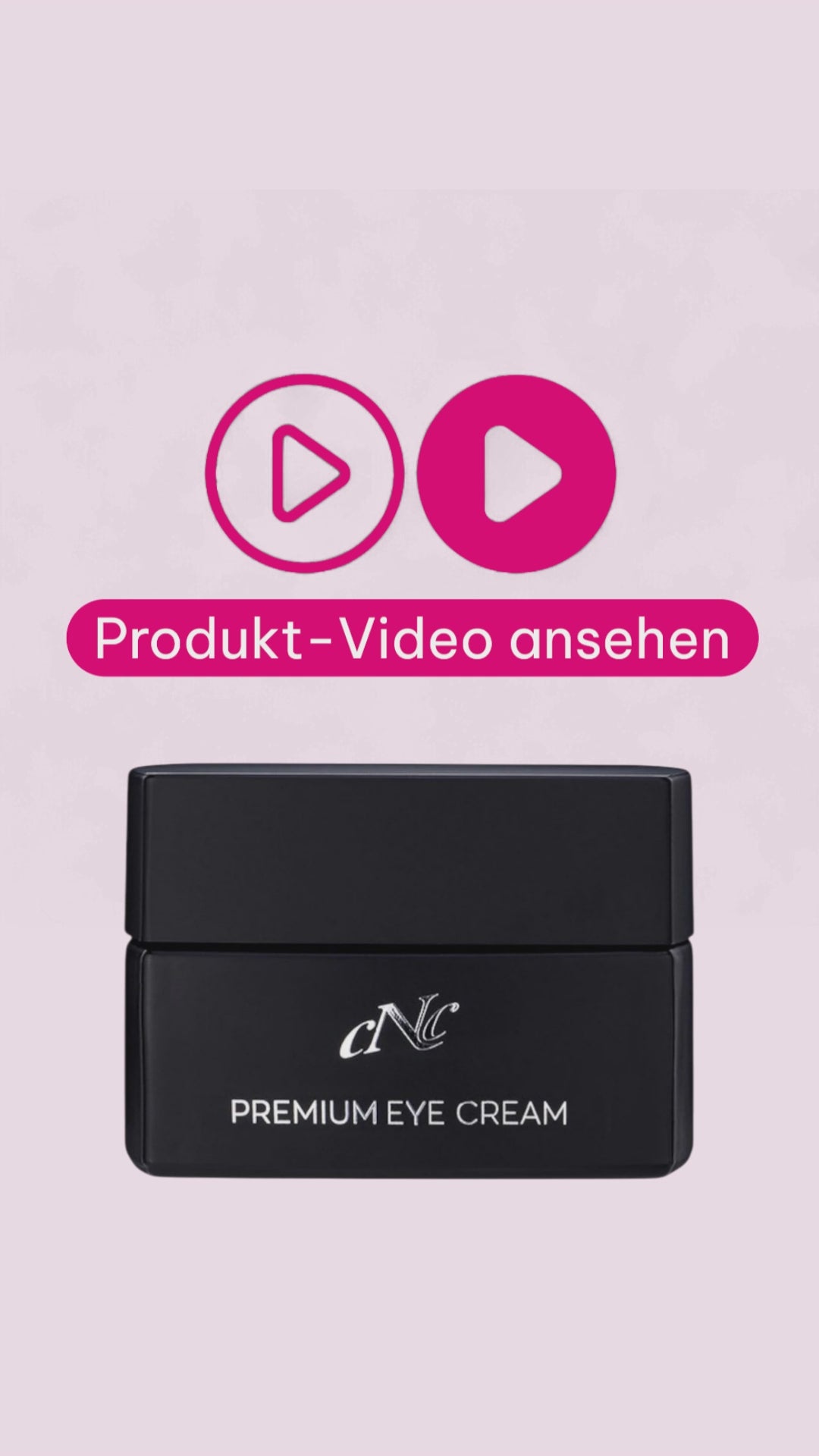 Marco von Beautymanufactur erklärt die CNC Premium Eye Cream für straffere und frischere Augenpartie