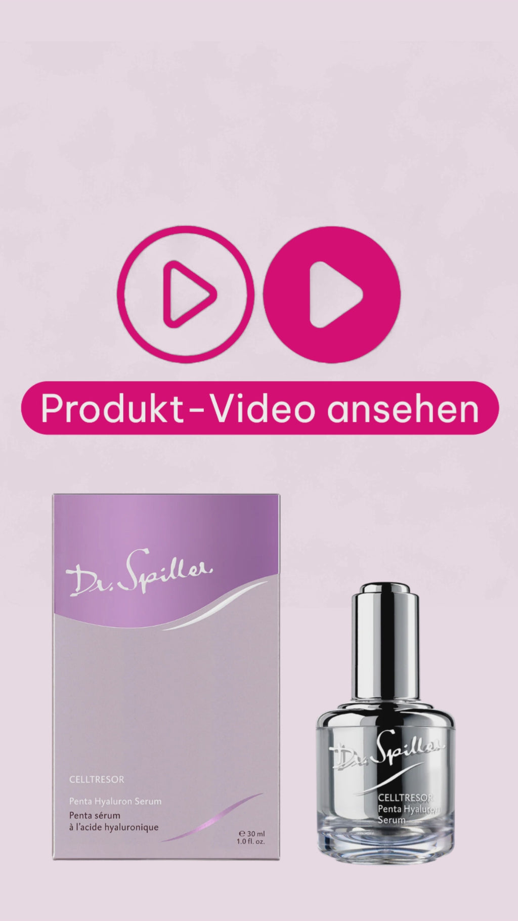 Marco von der Beautymanufactur erklärt das Dr. Spiller CELLTRESOR Penta Hyaluron Serum als intensives Feuchtigkeitsserum für Tiefenhydration, Spannkraft und sichtbar glattere Haut.