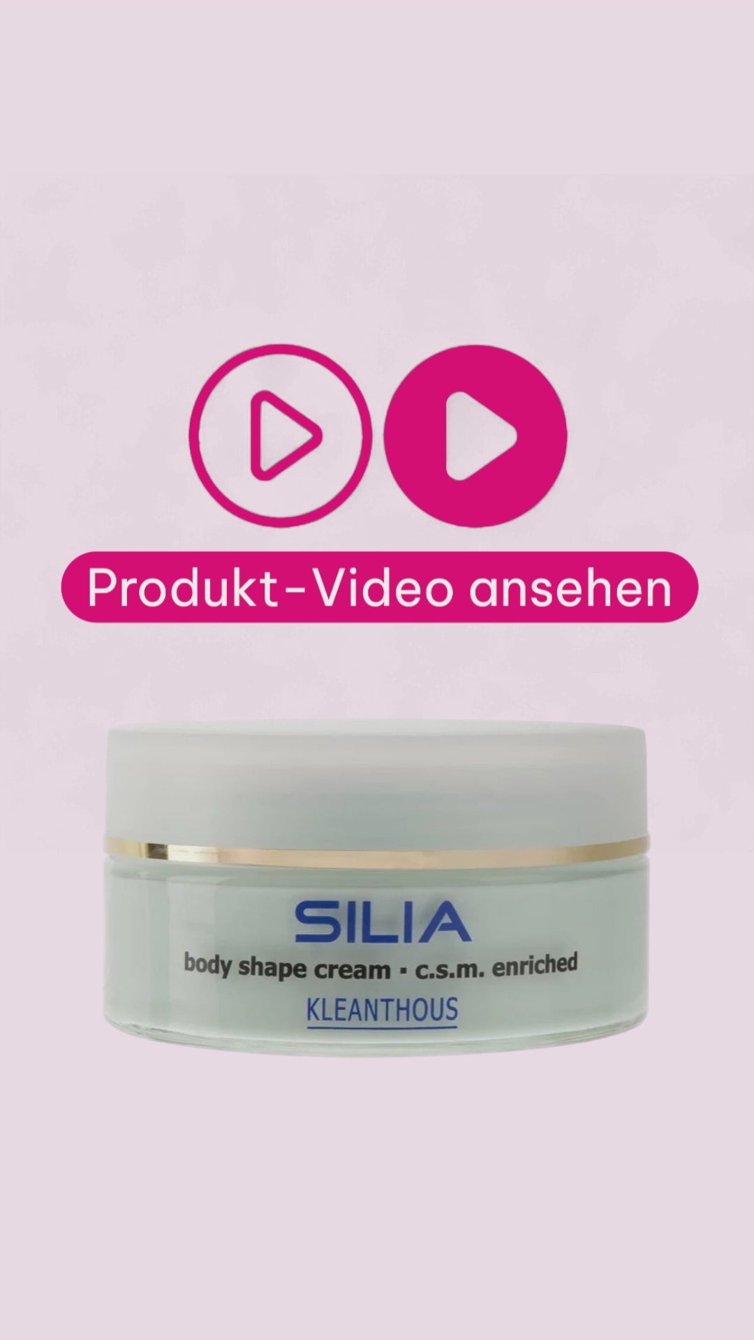 Marco von der Beautymanufactur erklärt die KLEANTHOUS SILIA body shape cream und ihr wissenschaftlich entwickeltes Wirkstoffkonzept zur Unterstützung von Hautfestigkeit und Körperkonturen.