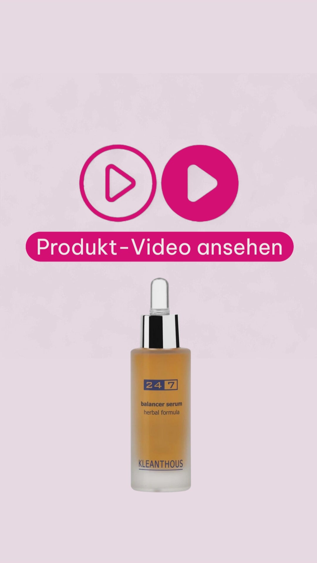 Marco von der Beautymanufactur erklärt das KLEANTHOUS 24/7 balancer serum und zeigt, wie die wissenschaftlich entwickelte Wirkstoffformulierung ölige und zu Unreinheiten neigende Haut unterstützt.