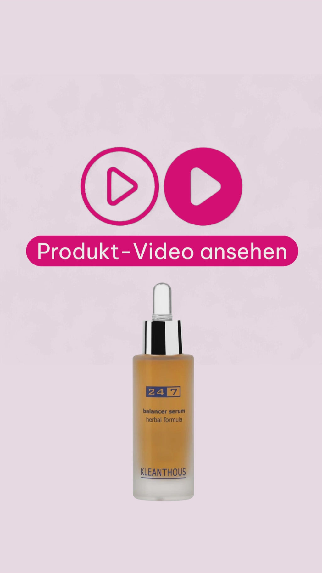 Marco von der Beautymanufactur erklärt das KLEANTHOUS 24/7 balancer serum und zeigt, wie die wissenschaftlich entwickelte Wirkstoffformulierung ölige und zu Unreinheiten neigende Haut unterstützt.