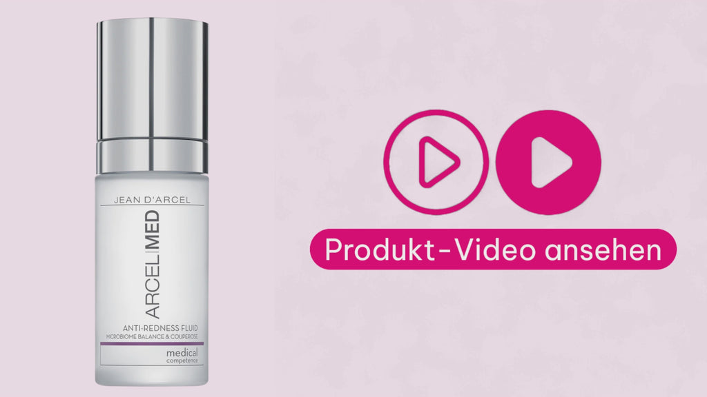Marco von der Beautymanufactur erklärt das JEAN D’ARCEL ARCELMED Anti-Redness Fluid zur Pflege bei Rötungen und Couperose.