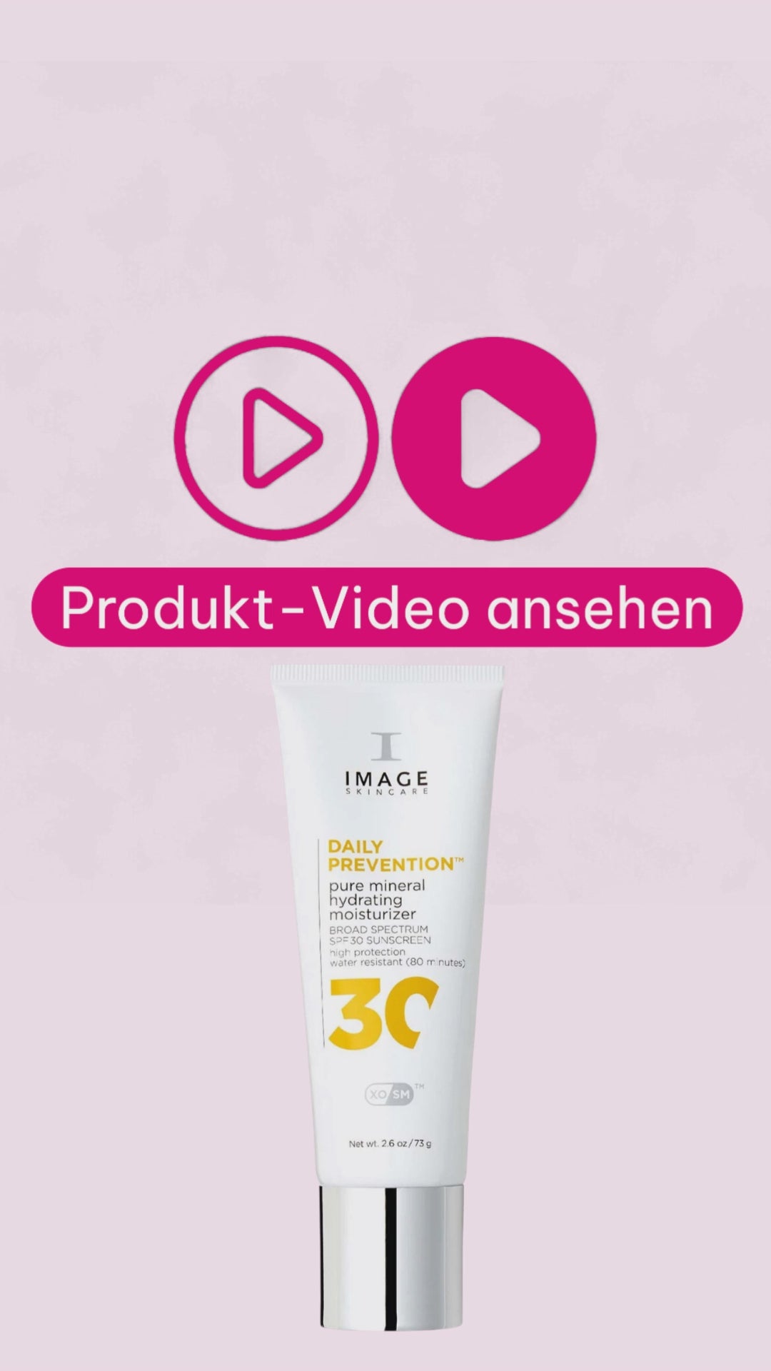 Marco von Beautymanufactur erklärt den IMAGE Skincare Daily Prevention Pure Mineral Hydrating Moisturizer SPF 30 für trockene und empfindliche Haut mit mineralischem Sonnenschutz und feuchtigkeitsspendender Pflege.
