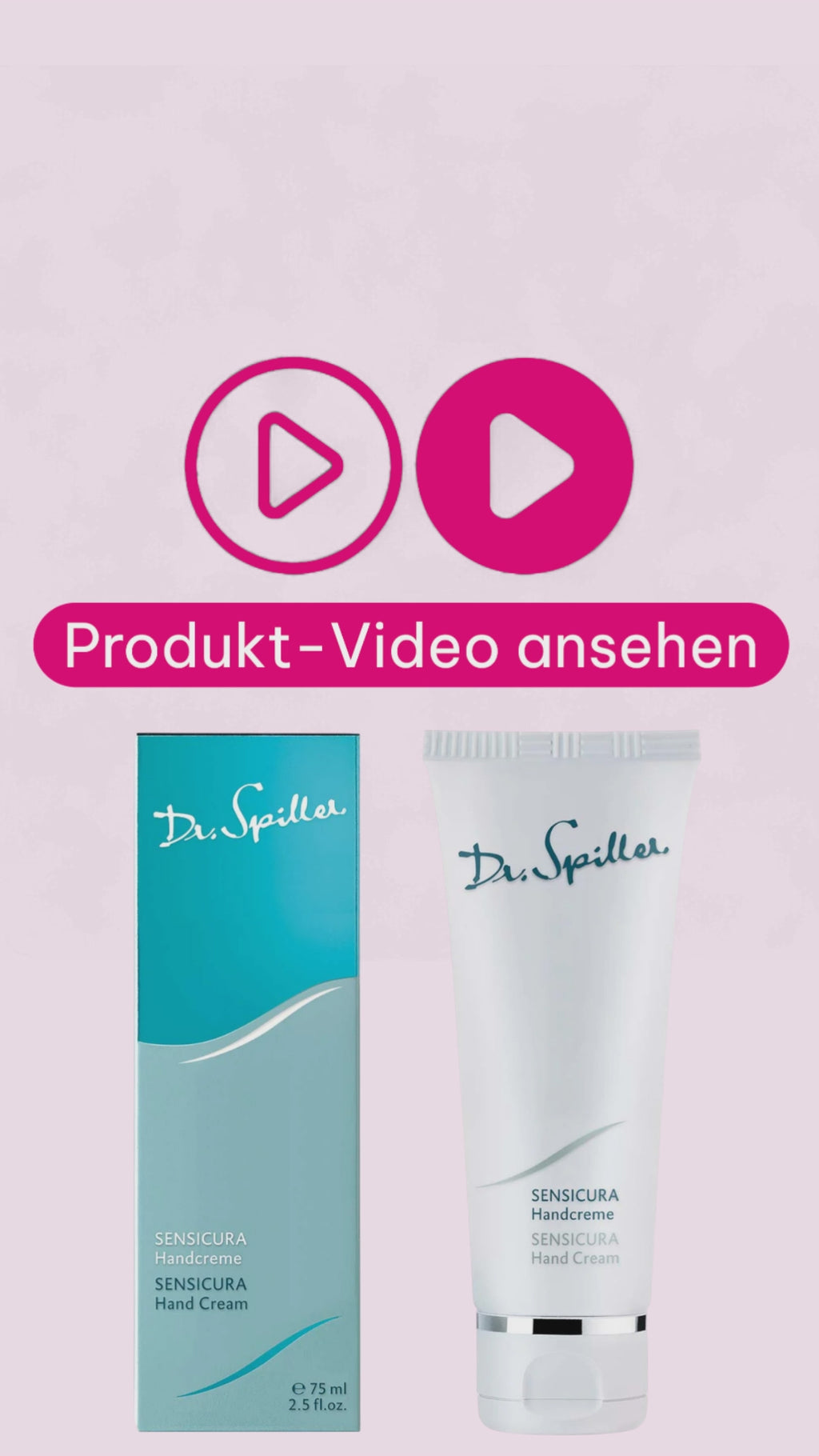 Marco von der Beautymanufactur erklärt die Dr. Spiller SENSICURA Handcreme für empfindliche und gereizte Hände.