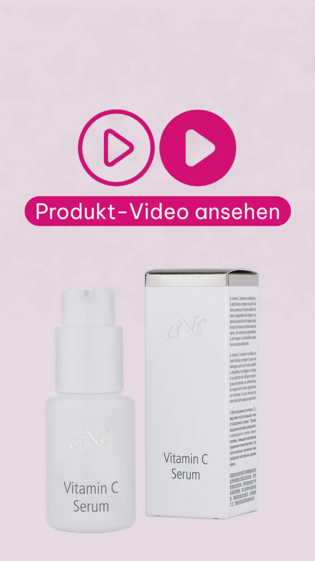 Marco von der Beautymanufactur erklärt das CNC Vitamin C Serum 30 ml und seine Vorteile für strahlende, geschmeidige Haut.