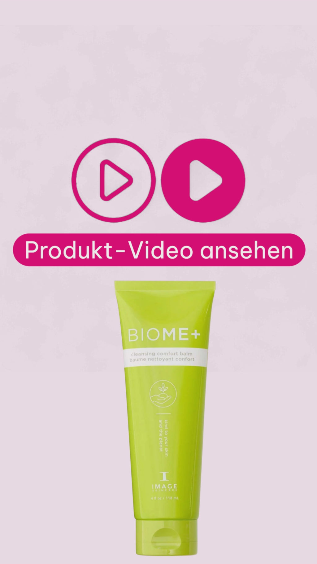 Marco von der Beautymanufactur erklärt den IMAGE BIOME+ cleansing comfort balm, einen sanften Reinigungsbalsam für trockene, empfindliche und gestresste Haut, der Make-up, Sonnencreme und Schmutz gründlich entfernt, ohne Spannungsgefühl zu hinterlassen.