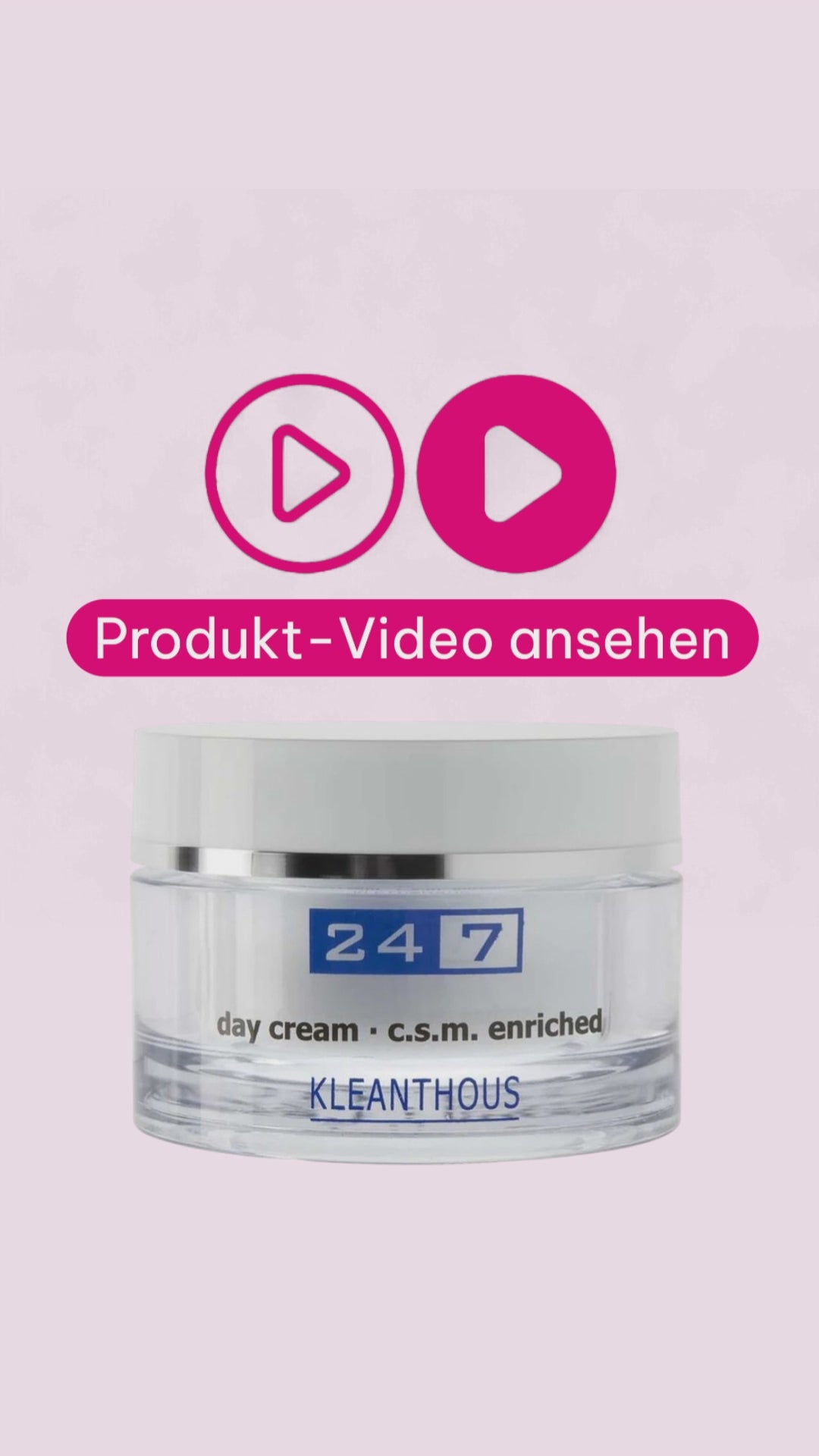 Marco von der Beautymanufactur erklärt die KLEANTHOUS 24/7 day cream und ihr Wirkstoffkonzept für Feuchtigkeit, Schutz und Hautkomfort im Alltag.