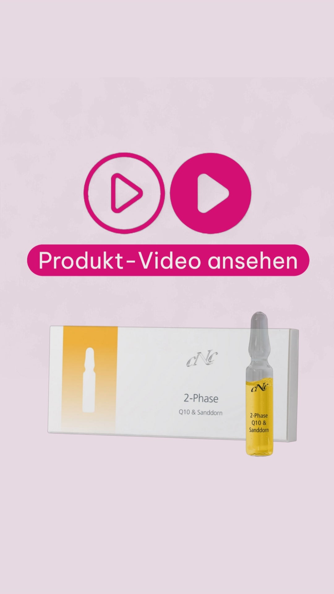 Marco von der Beautymanufactur erklärt CNC 2-Phase Q10 & Sanddorn Ampullen für müde und gestresste Haut, kombiniert Öl- und Feuchtigkeitsphase für mehr Glow und gestärkte Haut