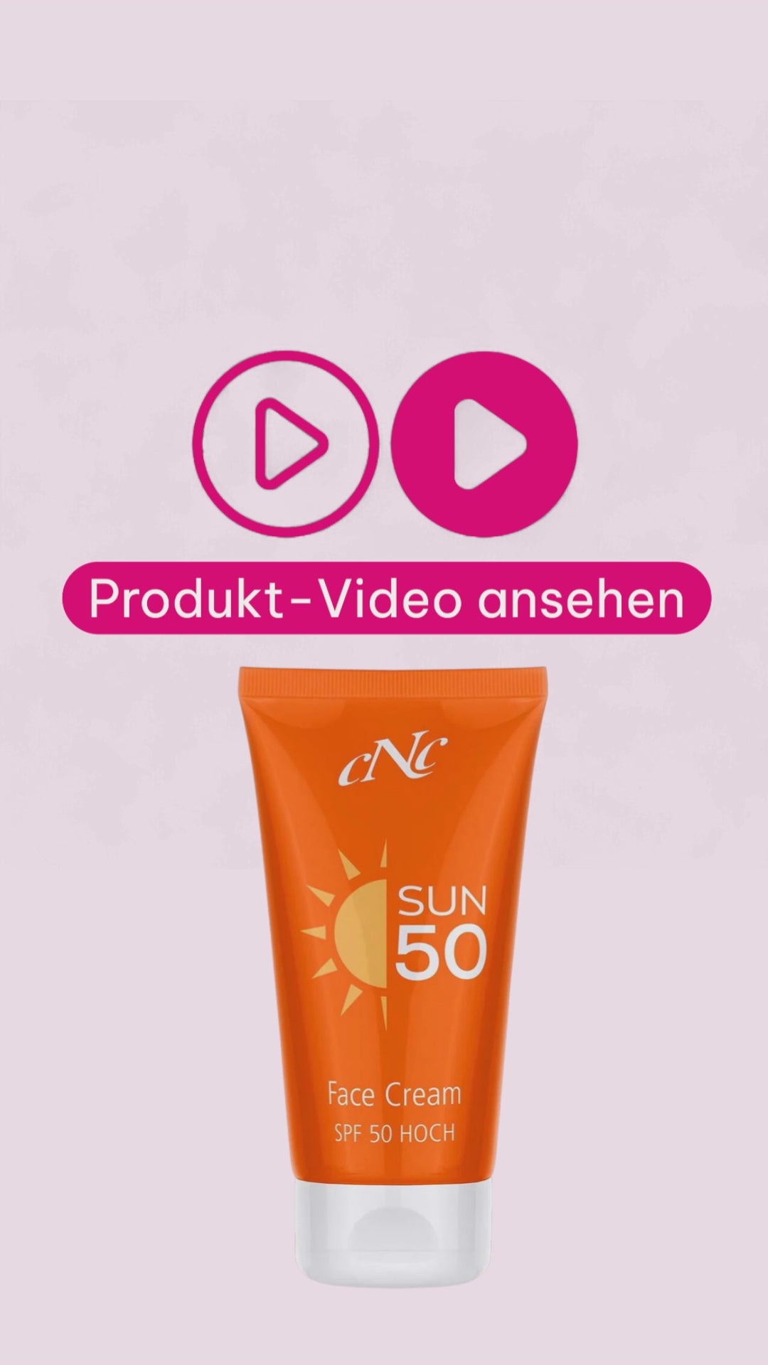 Marco von Beautymanufactur erklärt die CNC Sun Face Cream SPF 50 und ihren hohen, korallenfreundlichen Sonnenschutz für das Gesicht.