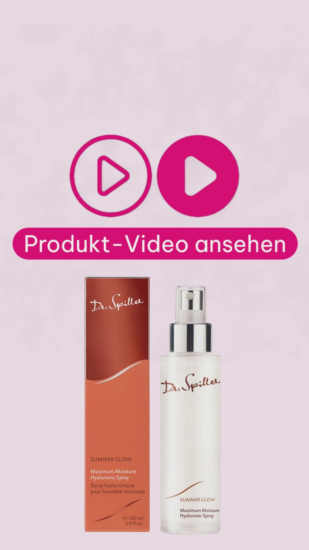 Marco von der Beautymanufactur erklärt Dr. Spiller Maximum Moisture Hyaluronic Spray als feuchtigkeitsspendendes Hyaluron-Spray mit Hyaluronsäure, Feigenkaktus-Extrakt und Aloe Vera.