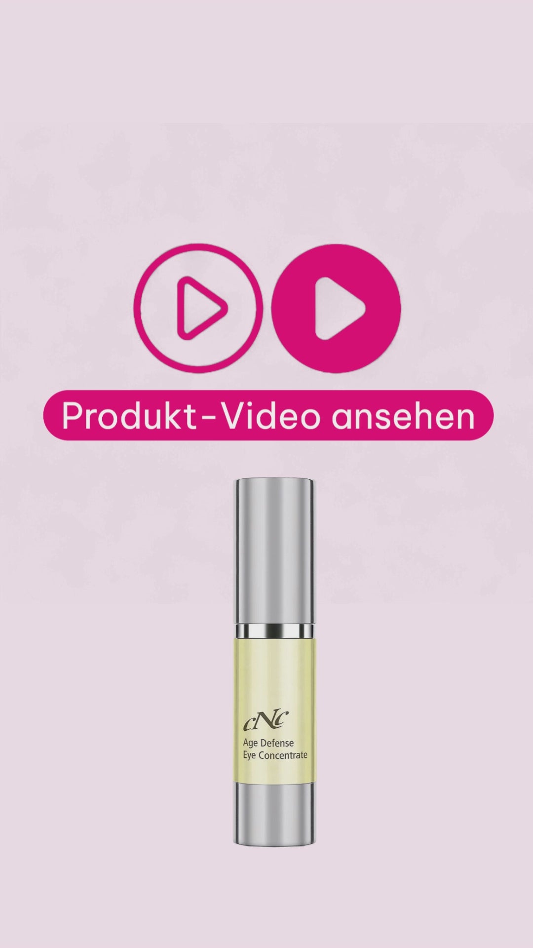 Marco von der Beautymanufactur erklärt das CNC aesthetic world Age Defense Eye Concentrate für Tränensäcke, Augenringe, Schwellungen und feuchtigkeitsarme Haut rund um die Augen.