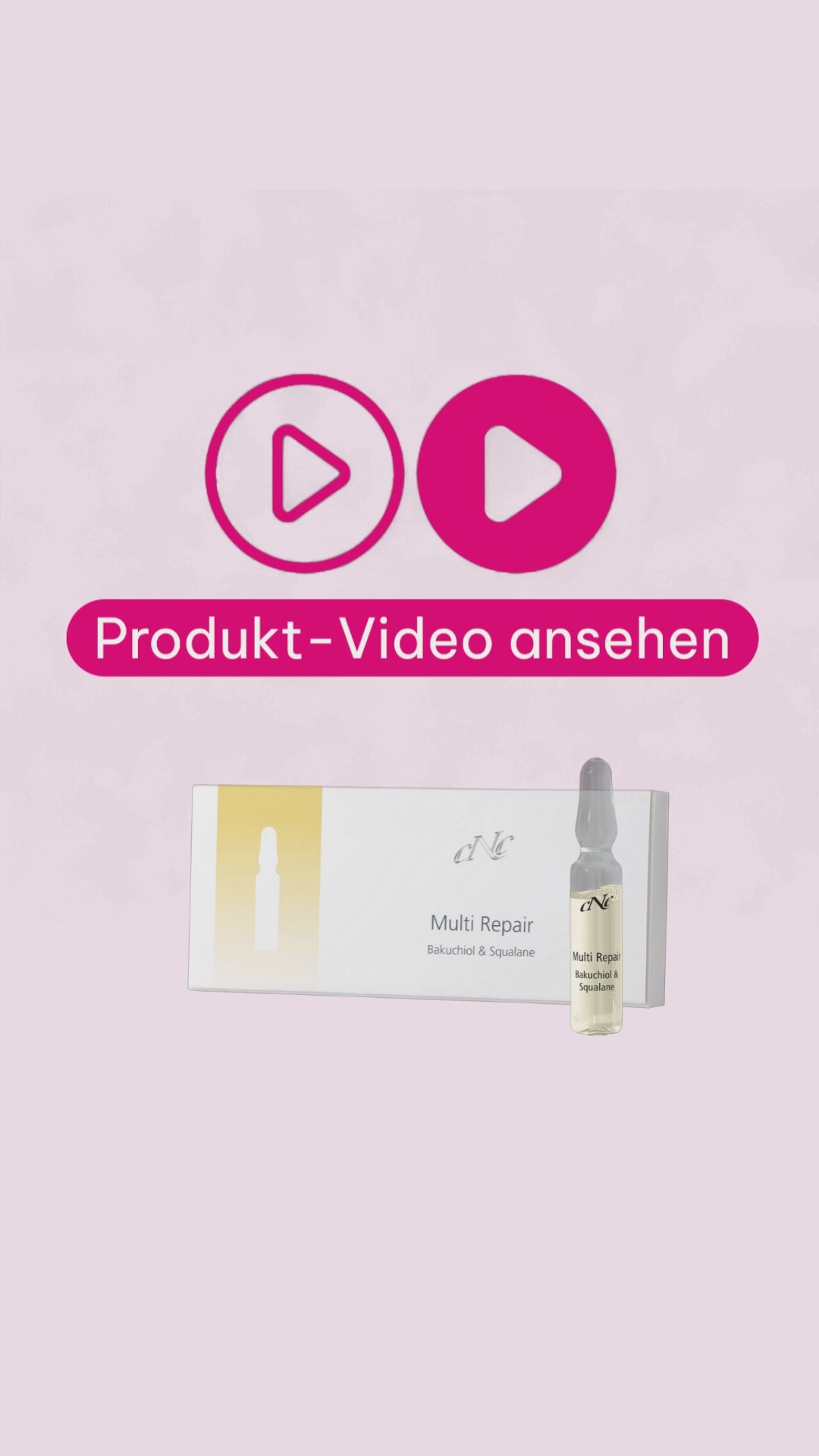Marco erklärt die CNC Multi Repair Bakuchiol & Squalane Ampulle für regenerierte, glattere Haut