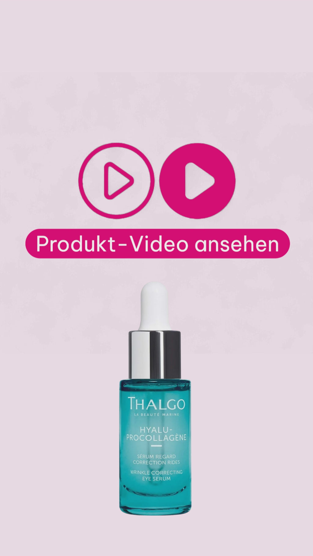 Marco von der Beautymanufactur erklärt das Thalgo HYALU-PROCOLLAGÈNE Faltenkorrigierende Augenserum. Im Fokus stehen Falten, Schwellungen und Augenringe sowie eine gezielte Feuchtigkeitsversorgung.