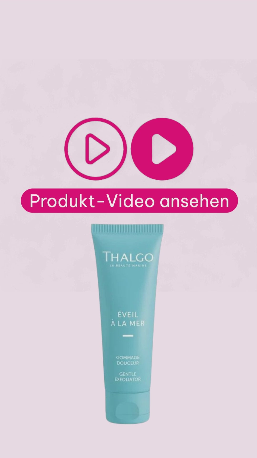 Marco von der Beautymanufactur erklärt das Thalgo Éveil à la Mer Zarte Peeling zur sanften Verfeinerung des Hautbildes mit Jojobaperlen und Phytinsäure.