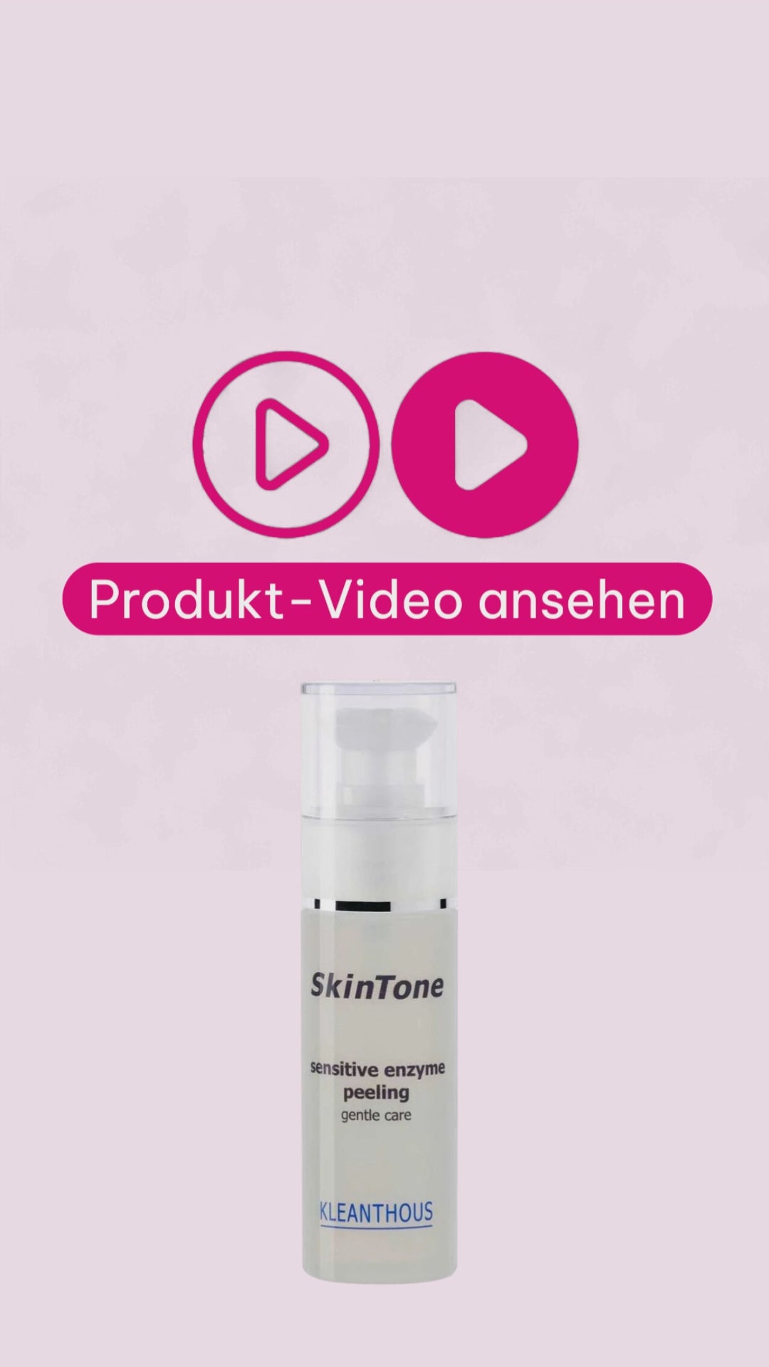 Marco von der Beautymanufactur erklärt das KLEANTHOUS SkinTone sensitive enzyme peeling und zeigt, wie die wissenschaftlich entwickelte Enzymformulierung empfindliche Haut besonders schonend verfeinert.