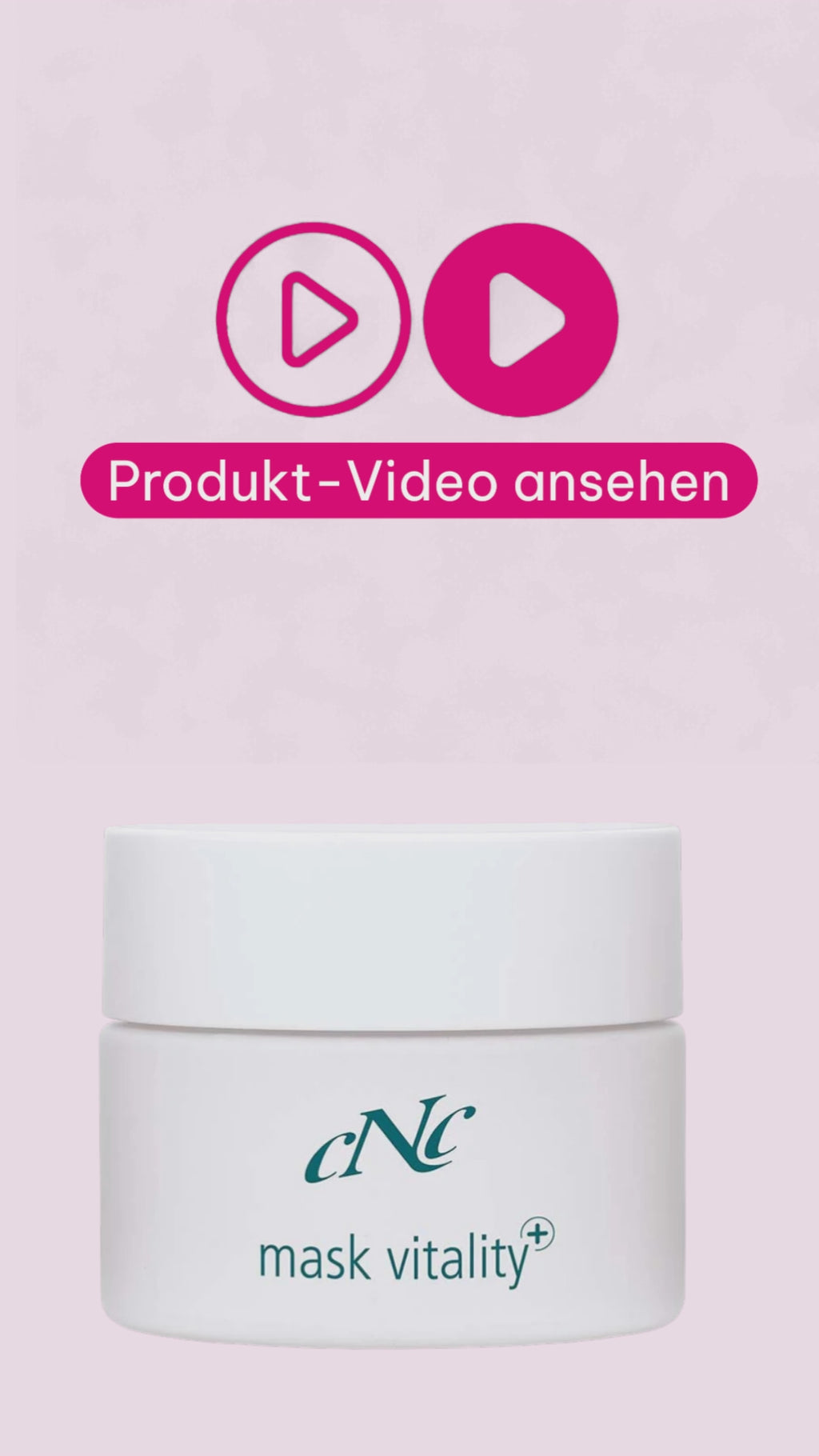 Marco von der Beautymanufactur erklärt die CNC aesthetic pharm mask vitality+ Crememaske für reife Haut und ihre pflegende, straffende Wirkung.