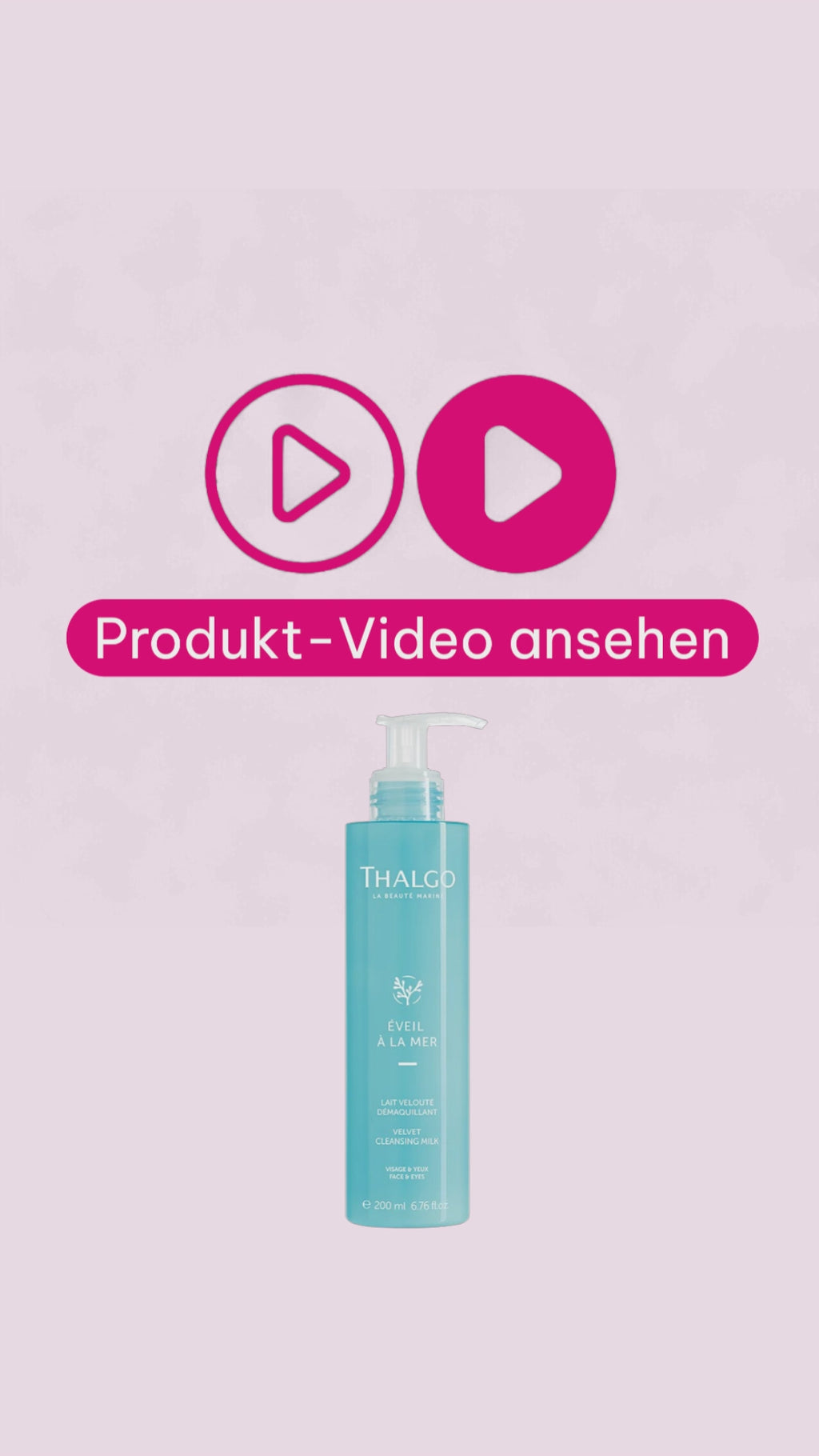 Marco von der Beautymanufactur erklärt die Thalgo Éveil à la Mer Zarte Reinigungsmilch für die sanfte Reinigung trockener und empfindlicher Haut.